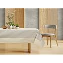 CASA-NEST Khadi Cotton Rectangular Table Cover,Washable Quality Solid Color Table Cover,Centre Table Cover,Size 36 L X54 W Inch (Beige) Khadi001