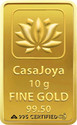 CASAJOYA BIS Hallmarked (HUID) 24 K (995) Pure Gold 24 (995) K 10 g Gold Bar