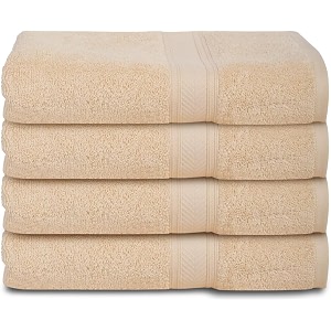casa lino 4 pc premium grey hand towel cotton small towels for face and hand 500 gsm cotton hand towels set gym towel hair drying towel for women soft face towels 60cm x 40cm linen