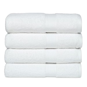 casa lino 4 pc premium bath towel cotton towels for bath large size 500 gsm bathing towel for men bath towel set head towels wrap for ladies bathing towel for women 137cm x 69cm white