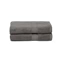 Casa Lino 2 Pc Premium Bath Towel, Cotton Towels For Bath Large Size, 500 GSM Bathing Towel For Men, Bath Towel Set, Head Towels Wrap For Ladies, Bathing Towel For Women, (137cm x 69cm, Charcoal)