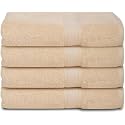 Casa Lino 4 Pc Premium Grey Hand Towel, Cotton Small Towels For Face And Hand, 500 Gsm Cotton Hand Towels Set, Gym Towel Hair Drying Towel For Women, Soft Face Towels (60Cm X 40Cm, Linen)