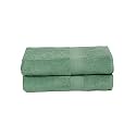 Casa Lino 2 Pc Premium Bath Towel, Cotton Towels For Bath Large Size, 500 GSM Bathing Towel For Men, Bath Towel Set, Head Towels Wrap For Ladies, Bathing Towel For Women, (137cm x 69cm, Green)