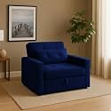 CASASTYLE Trissa 1 Seater Fabric Pull-Out Sofa