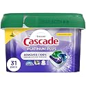 Cascade Platinum Plus Lemon Dishwasher Pods Dishwasher Detergent Tabs Tablets Dish Detergent Pod Dish Soap, 31Count