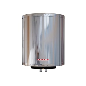 cascade tuffy max surge 6l 3kw instant water heater  10 bar pressure  rust-proof stainless steel body amp tank  instant heating geyser for kitchen amp bathroom stainless steel 15 ltr
