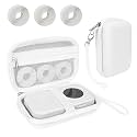 Teyomi Case Compatible with Phomemo D30 D35, for Phomemo D30 Label Maker with 3 Roll Label Tape(Label Paper 1/2" x 1 1/2" (12mm X 40mm))-Hard Shell Storage Bag-White