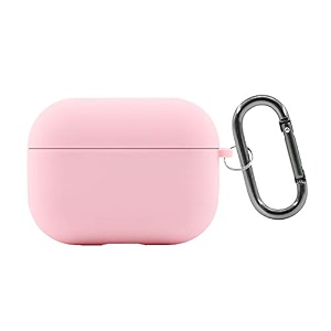 case cover for apple airpods pro 3  silicone case with inner microfiber lining amp keychain hook  only for apple airpods  dark purple