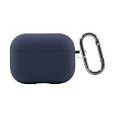 Case Cover for Apple Airpods Pro 3 | Silicone Case with Inner Microfiber Lining &amp; Keychain Hook | Only for Apple Airpods | Dark Purple