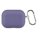 Case Cover for Apple Airpods Pro 3 | Silicone Case with Inner Microfiber Lining &amp; Keychain Hook | Only for Apple Airpods | Dark Purple
