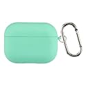 Case Cover for Apple Airpods Pro 3 | Silicone Case with Inner Microfiber Lining &amp; Keychain Hook | Only for Apple Airpods | Gable Green
