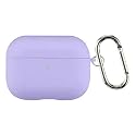 Case Cover for Apple Airpods Pro 3 | Silicone Case with Inner Microfiber Lining &amp; Keychain Hook | Only for Apple Airpods | Dark Purple
