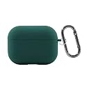Case Cover for Apple Airpods Pro 3 | Silicone Case with Inner Microfiber Lining &amp; Keychain Hook | Only for Apple Airpods | Dark Purple