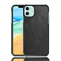 Case Creation Apple iPhone 11 Crocodile Leather Pattern Phone Case, Luxury Business Style PU Texture Premium Cover Fashion Alligator Skin Natural Feel Hard Back Cover case for Apple iPhone 11