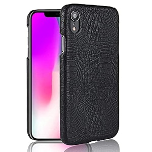 case creation for iphone xs crocodile leather pattern phone case luxury business style pu texture premium cover fashion alligator skin natural feel hard back cover case for apple iphone xs