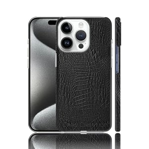 case creation apple iphone 15 pro max crocodile leather pattern phone case luxury business style pu texture premium cover fashion alligator skin natural hard back cover case for iphone 15 pro max
