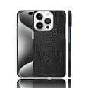 Case Creation Apple iPhone 15 Pro Max Crocodile Leather Pattern Phone Case, Luxury Business Style PU Texture Premium Cover Fashion Alligator Skin Natural Hard Back Cover case for iPhone 15 Pro Max