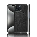 Case Creation Apple iPhone 15 Pro Crocodile Leather Pattern Phone Case, Luxury Business Style PU Texture Premium Cover Fashion Alligator Skin Natural Feel Hard Back Cover case for Apple iPhone 15 Pro