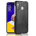Case Creation for ASUS 5Z Crocodile Leather Pattern Phone Case, Luxury Business Style PU Texture Premium Cover Fashion Alligator Skin Natural Feel Hard Back Cover case for ASUS 5Z (ZS620KL)
