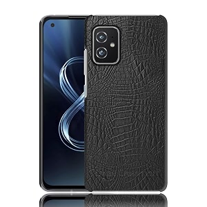 case creation for asus zenfone 8 crocodile leather pattern phone case luxury business style pu texture premium cover fashion alligator skin natural feel hard back cover case for zenfone 8 zs590ks