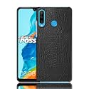 Case Creation for Honor Play Crocodile Leather Pattern Phone Case, Luxury Business Style PU Texture Premium Cover Fashion Alligator Skin Natural Feel Hard Back Cover case for Huawei Honor Play