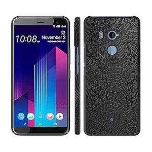 case creation htc u11 plus crocodile leather pattern phone case luxury business style pu texture premium cover fashion alligator skin natural feel hard back cover case for htc u11 plus