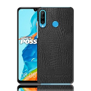 case creation for huawei p30 lite crocodile leather pattern phone case luxury business style pu texture premium cover fashion alligator skin natural feel hard back cover case for huawei p30 lite