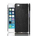 Case Creation for iPhone 5 Crocodile Leather Pattern Phone Case, Luxury Business Style PU Texture Premium Cover Fashion Alligator Skin Natural Feel Hard Back Cover case for Apple iPhone 5