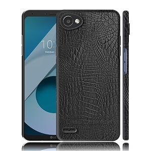 case creation for lg g6 mini crocodile leather pattern phone case luxury business style pu texture premium cover fashion alligator skin natural feel hard back cover case for lg g6 mini