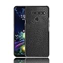 Case Creation LG V50 ThinQ Crocodile Leather Pattern Phone Case, Luxury Business Style PU Texture Premium Cover Fashion Alligator Skin Natural Feel Hard Back Cover case for LG V50 ThinQ