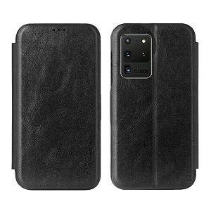 case creation luxury premium leather wallet case for apple iphone xr flip cover magnetic push closure card slots amp money pocket with viewing stand original case  faux leather finish  magnetic black