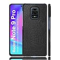 Case Creation for mi Poco M2 Pro Crocodile Leather Pattern Phone Case, Luxury Business Style PU Texture Premium Cover Fashion Alligator Skin Natural Feel Hard Back Cover case for Xiaomi Poco M2 Pro