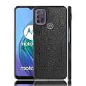 Case Creation for Moto G10 Power Crocodile Leather Pattern Phone Case, Luxury Business Style PU Texture Premium Cover Fashion Alligator Skin Natural Hard Back Cover case for Motorola Moto G10 Power