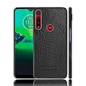 Case Creation for Moto G8 Play Crocodile Leather Pattern Phone Case, Luxury Business Style PU Texture Premium Cover Fashion Alligator Skin Natural Hard Back Cover case for Motorola Moto G8 Play