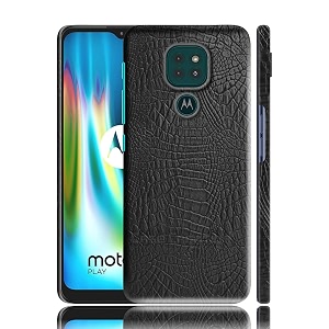 case creation for moto g9 play crocodile leather pattern phone case luxury business style pu texture premium cover fashion alligator skin natural hard back cover case for motorola moto g9 play