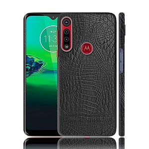 case creation for motorola one macro crocodile leather pattern phone case luxury business style pu texture premium cover fashion alligator skin natural hard back cover case for motorola one macro