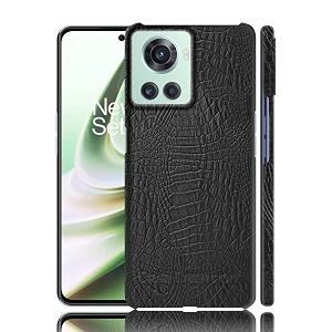 case creation for oneplus 10r crocodile leather pattern phone case luxury business style pu texture premium cover fashion alligator skin natural feel hard back cover case for oneplus 10r 5g 2022