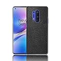 Case Creation Oneplus 8 Pro Crocodile Leather Pattern Phone Case, Luxury Business Style PU Texture Premium Cover Fashion Alligator Skin Natural Feel Hard Back Cover case for Oneplus 8 Pro