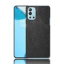 Case Creation Oneplus 9R Crocodile Leather Pattern Phone Case, Luxury Business Style PU Texture Premium Cover Fashion Alligator Skin Natural Feel Hard Back Cover case for Oneplus 9R