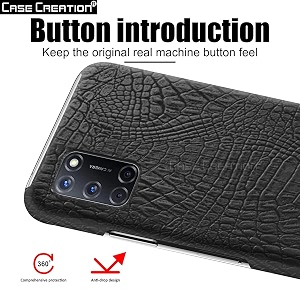 case creation for oppo reno 6 crocodile leather pattern phone case luxury business style professional pu texture premium cover fashion alligator skin natural feel hard back cover case for oppo reno 6