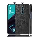 Case Creation for Oppo Reno2 F Crocodile Leather Pattern Phone Case, Luxury Business Style PU Texture Premium Cover Fashion Alligator Skin Natural Feel Hard Back Cover case for Oppo Reno2 F