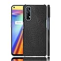 Case Creation for Realme Narzo 30 Crocodile Leather Pattern Phone Case, Luxury Business Style PU Texture Premium Cover Fashion Alligator Skin Natural Feel Hard Back Cover case for Realme Narzo 30 4G