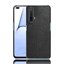 Case Creation for Realme X3 Crocodile Leather Pattern Phone Case, Luxury Business Style PU Texture Premium Cover Fashion Alligator Skin Natural Feel Hard Back Cover case for Realme X3
