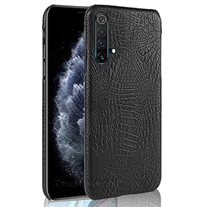 case creation for realme x3 superzoom crocodile leather pattern phone case luxury business style pu texture premium cover fashion alligator skin natural feel hard back case for realme x3 superzoom