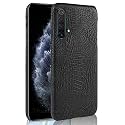 Case Creation for Realme X3 SuperZoom Crocodile Leather Pattern Phone Case, Luxury Business Style PU Texture Premium Cover Fashion Alligator Skin Natural Feel Hard Back case for Realme X3 SuperZoom
