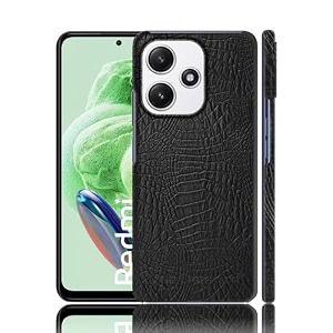 case creation for redmi 12 5g crocodile leather pattern phone case luxury business style pu texture premium cover fashion alligator skin natural feel hard back cover case for xiaomi redmi 12 5g