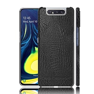 case creation for samsung a80 crocodile leather pattern phone caseluxury business style pu texture premium cover fashion alligator skin natural feel hard back cover case for samsung galaxy a80