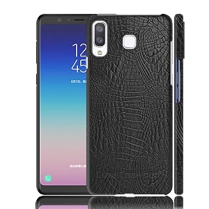 case creation for samsung a9 star crocodile leather pattern phone caseluxury business style pu texture premium cover fashion alligator skin natural hard back case for samsung galaxy a9 star
