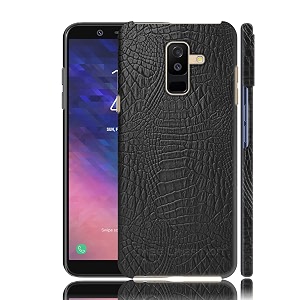 case creation for samsung galaxy a6 crocodile leather pattern phone case luxury business style pu texture premium cover fashion alligator skin natural feel hard back cover case for samsung a6