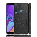 Case Creation for Samsung Galaxy A9S Crocodile Leather Pattern Phone Case,Luxury Business Style PU Texture Premium Cover Fashion Alligator skin Natural feel Hard Back Cover case for Samsung Galaxy A9S